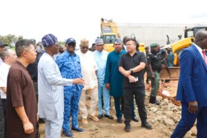 Wike during inspection