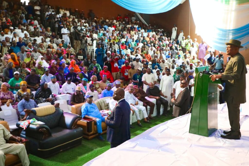 Chief Wike during the meeting