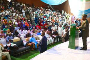 Chief Wike during the meeting