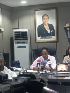 Fasawe during the briefing