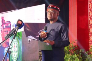 Wike during decoration by the Idoma people