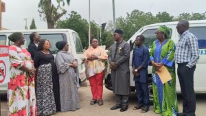 women affairs official during the presentation