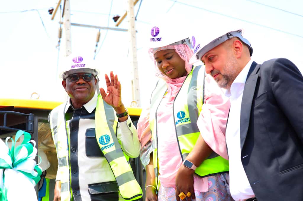 wike flags off s1 road in Kaura