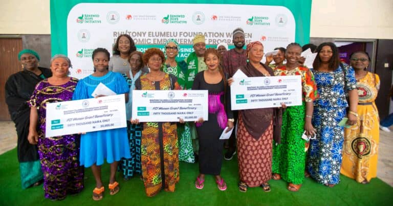 WOMEN AFFAIRS PARTNERS TONY ELUMELU FOUNDATION ON WOMEN EMPOWERMENT