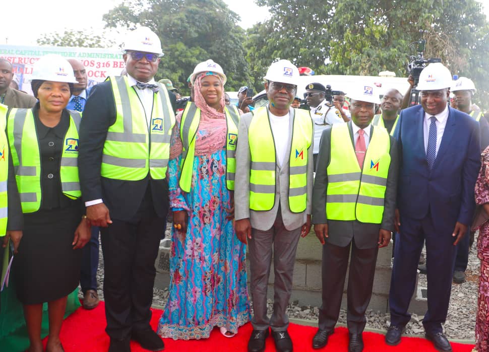 Wike, Mahmoud, Fagbemi, Chiroma and Ngige during the flag off