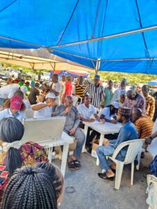 residents being screened