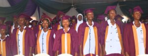 some students during the matriculation ceremony