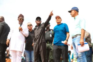 Barr Wike during the inspections