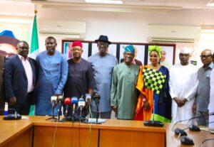 SSDC delegation with the Minister