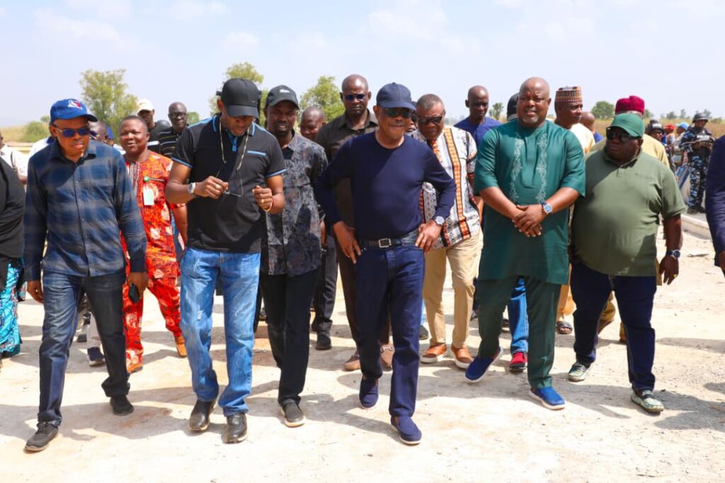 Wike during the inspection