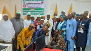 cross section of stakeholders and winners during the event