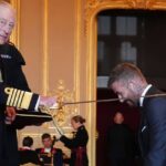 KING CHARLES KNIGHTS DAVID BECKHAM FOR OUTSTANDING SERVICE TO SPORT AND CHARITY