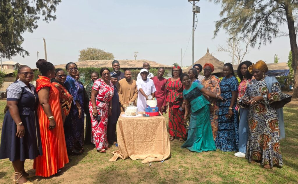 Ugafor with staff, colleauges and well wishers