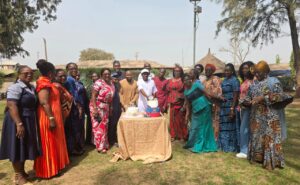 Ugafor with staff, colleauges and well wishers