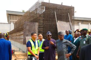 Barr Wike inspecting one of the projects