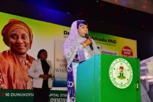 Dr Mahmoud speaking during the book launch