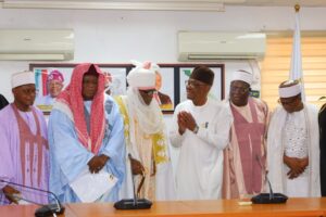 Barr Wike with the traditional rulers