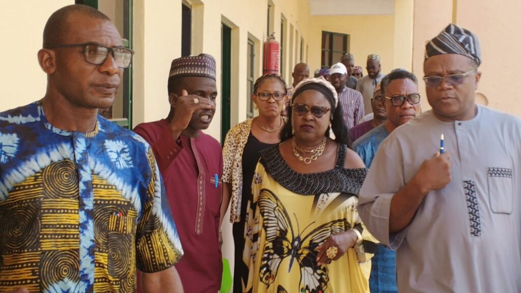 Lady Florence with her team