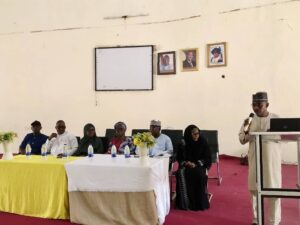 One of the speakers during the workshops