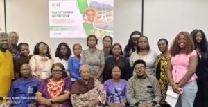 Wamako, Oluwafemi with participants at the event