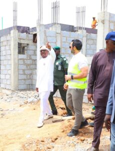 Wike inspecting law school projects