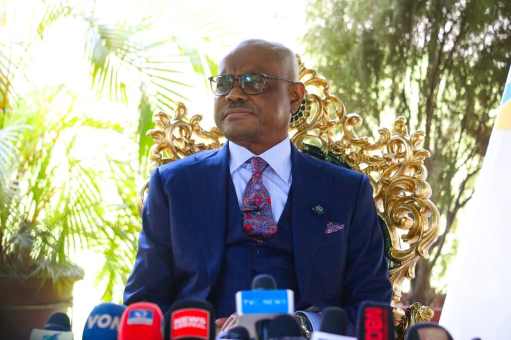 the minister responding during the live interview