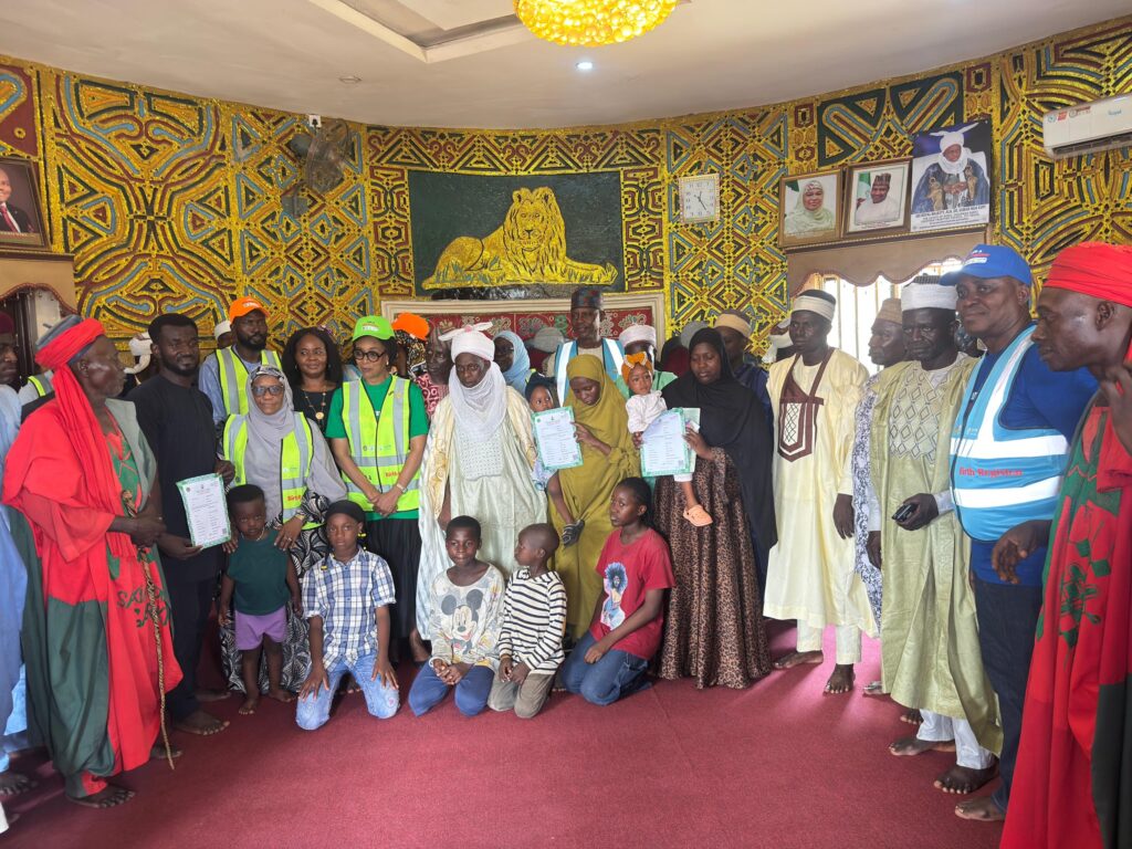 'peyi of Garki with members of his cabinet