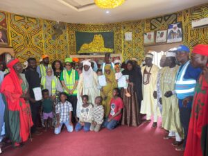 'peyi of Garki with members of his cabinet