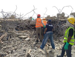 FEMD rescuing the injured