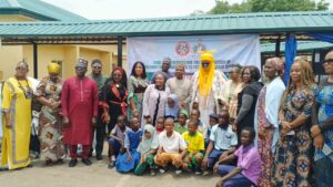 Garba, Hayyo, Sarkin Jiwa, School administrators and some students
