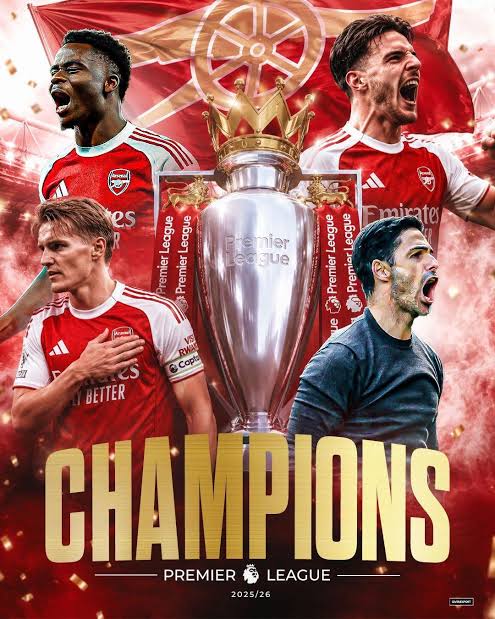 Arsenal champions of the EPL