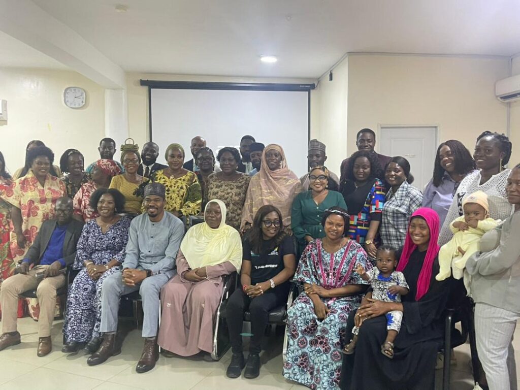 Cross section of particpants with PM and MC team