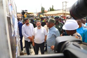 The minister on inspection