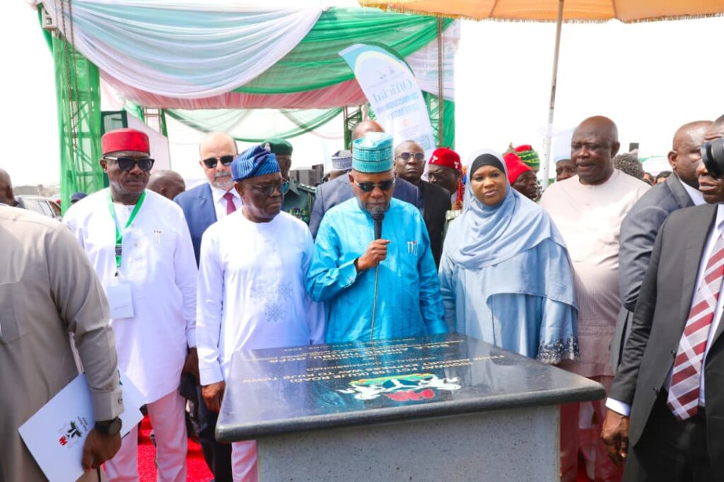Tinubu represented by Shettima commissions Kuje road