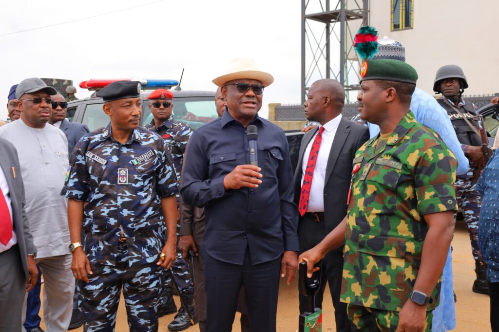 Wike with security team