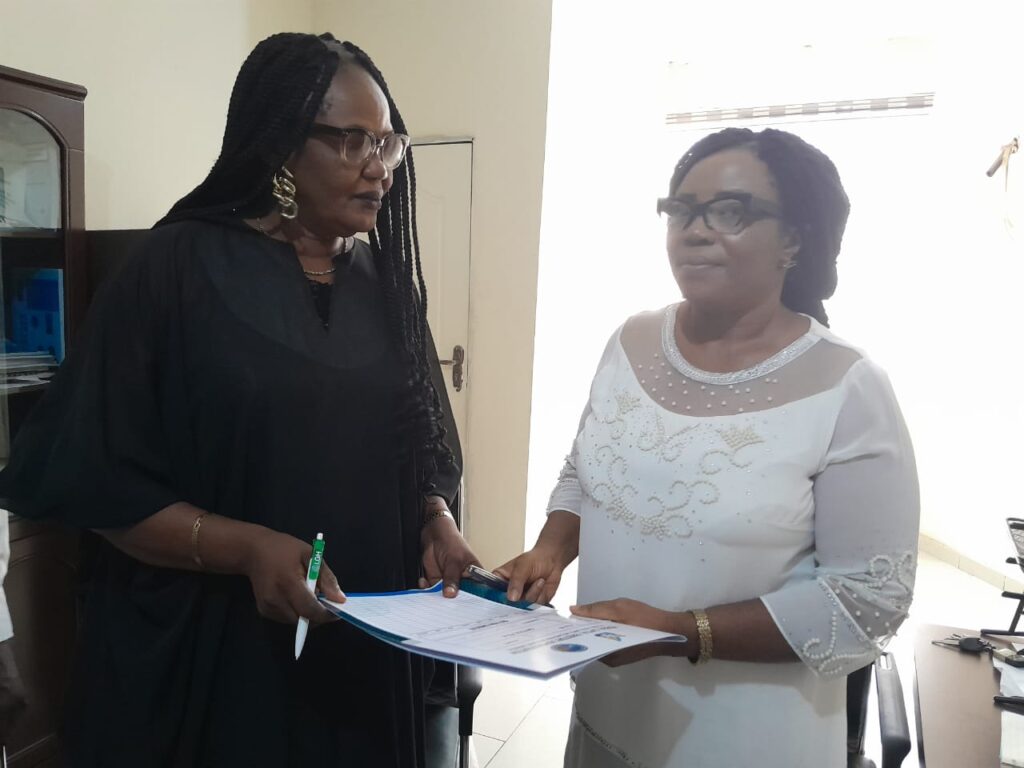 Ikpenisi handing over to the new Director