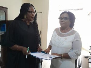 Ikpenisi handing over to the new Director