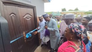 RUWASA Director cuts the ribbon