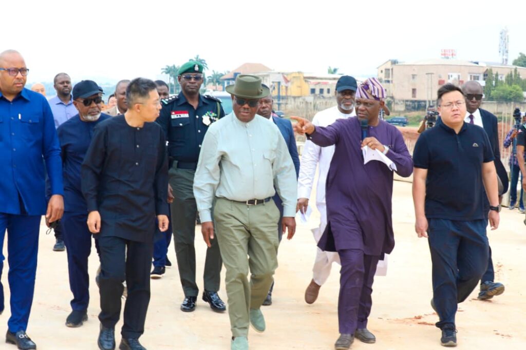 Wike inspecting