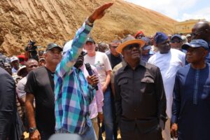 Wike inspecting Apo-Karshi