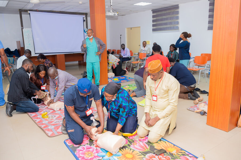 health workers being skilled