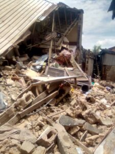 the building collapse