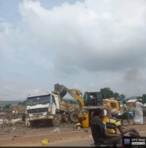 waste being evecuated by STDD