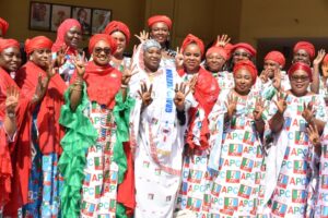Mahmoud with APC women